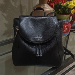 Kate Spade Black Backpack